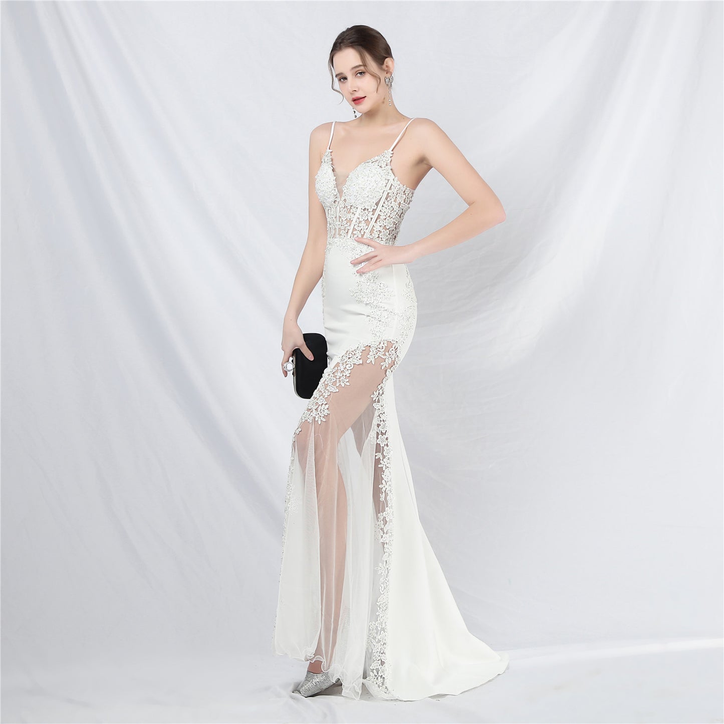 Royal Bloom/White