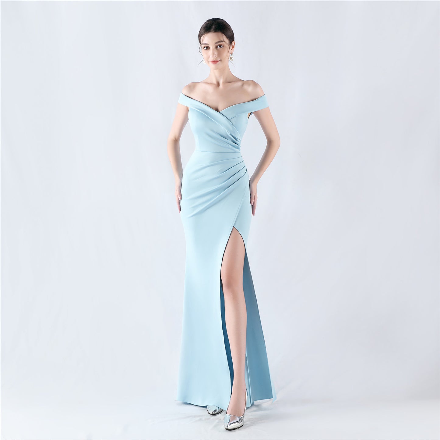 Scarlet/Sky Blue