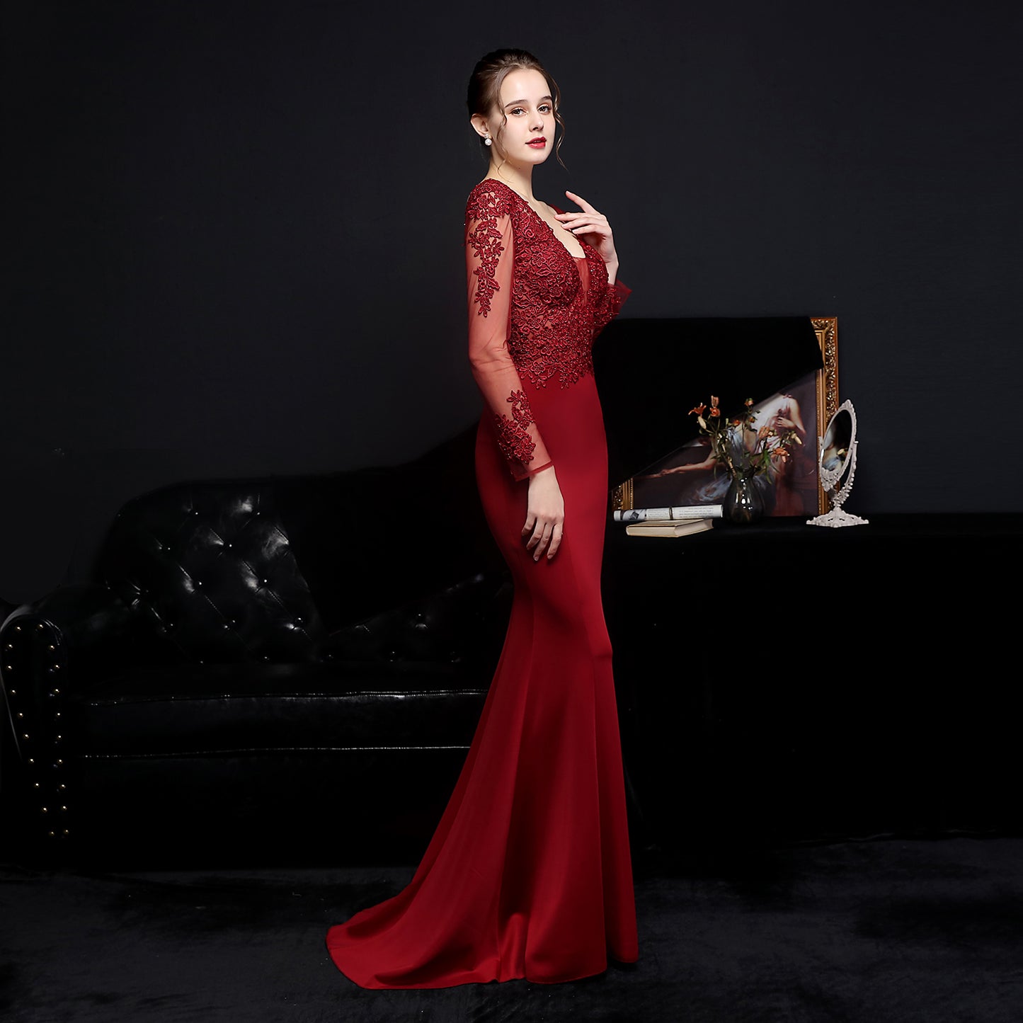 Celestine/Burgundy