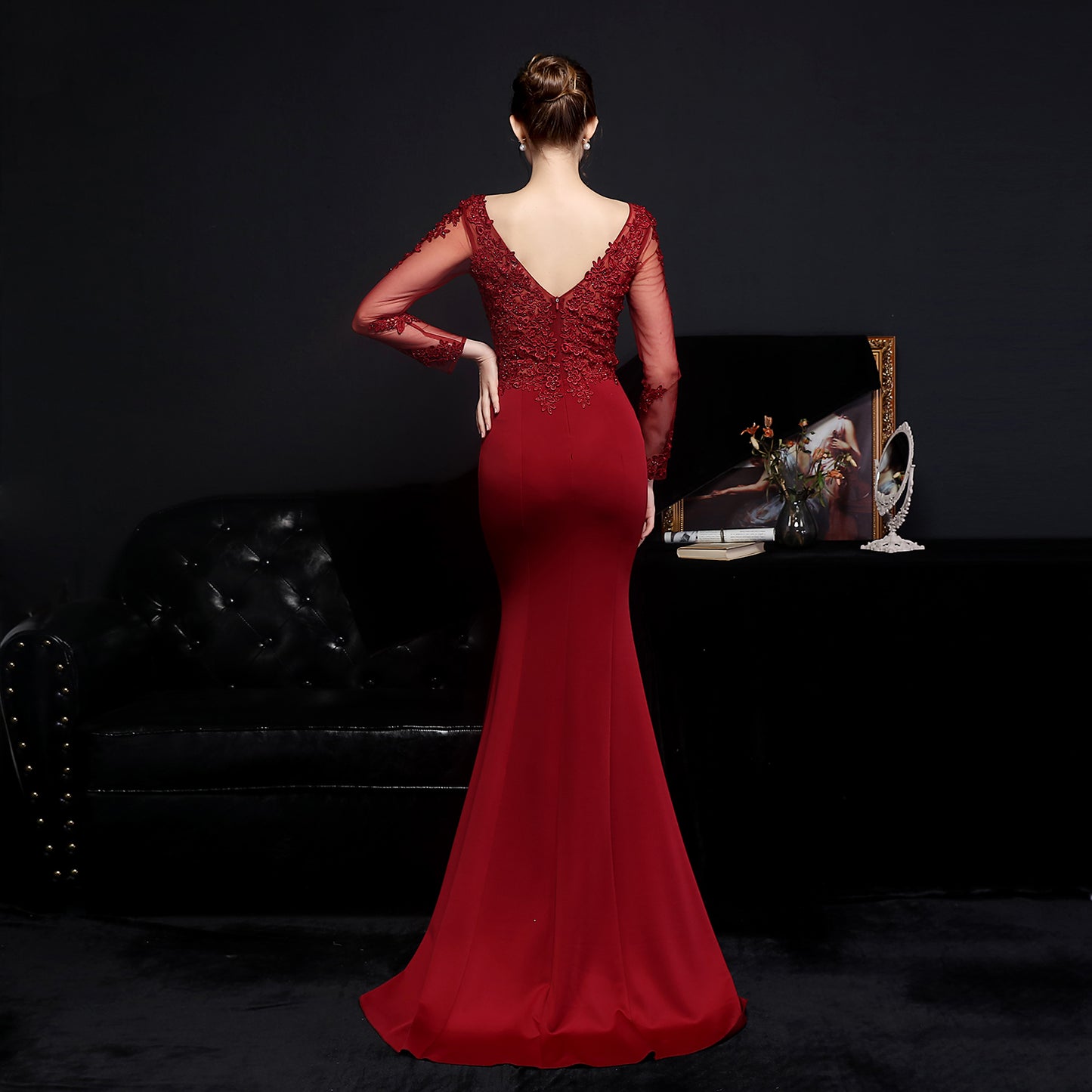 Celestine/Burgundy