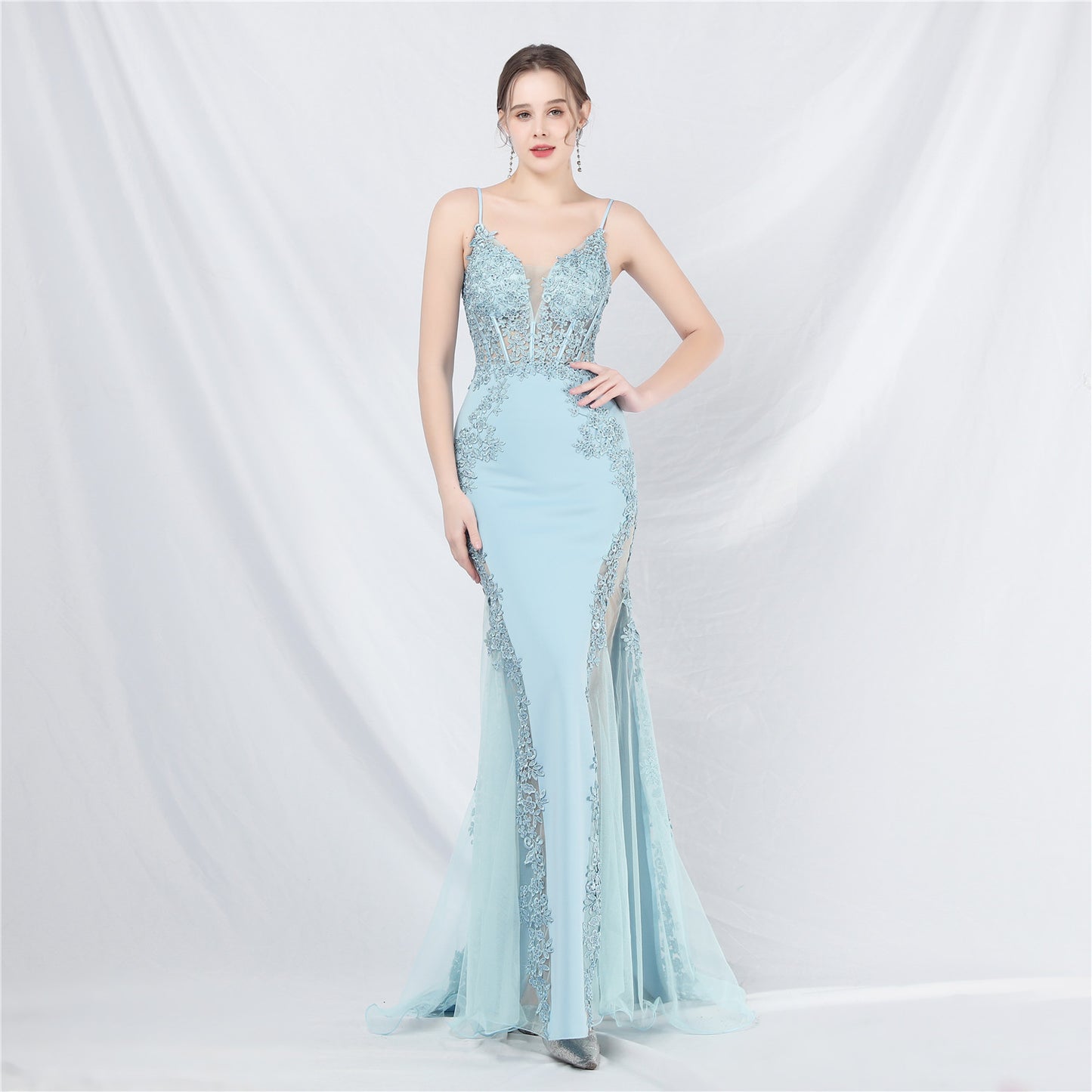 Royal Bloom/Sky Blue