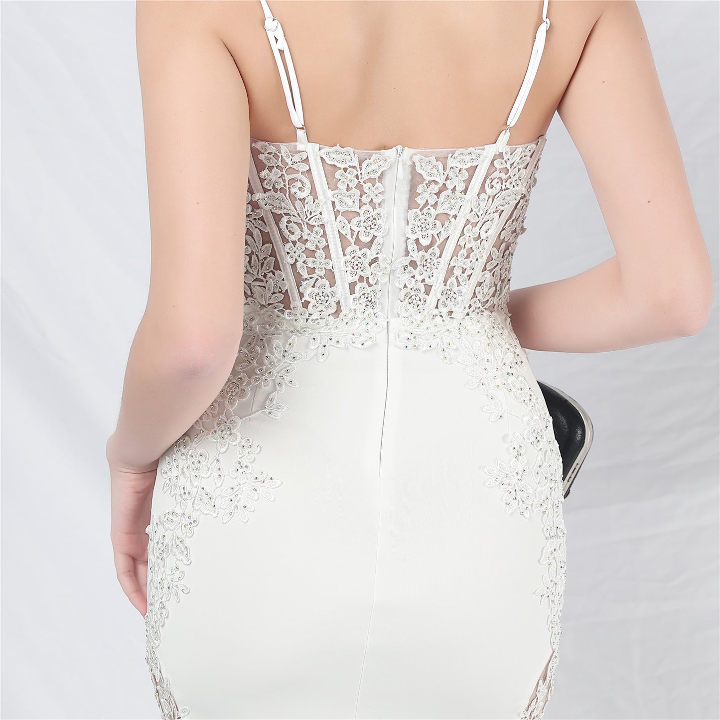 Royal Bloom/White